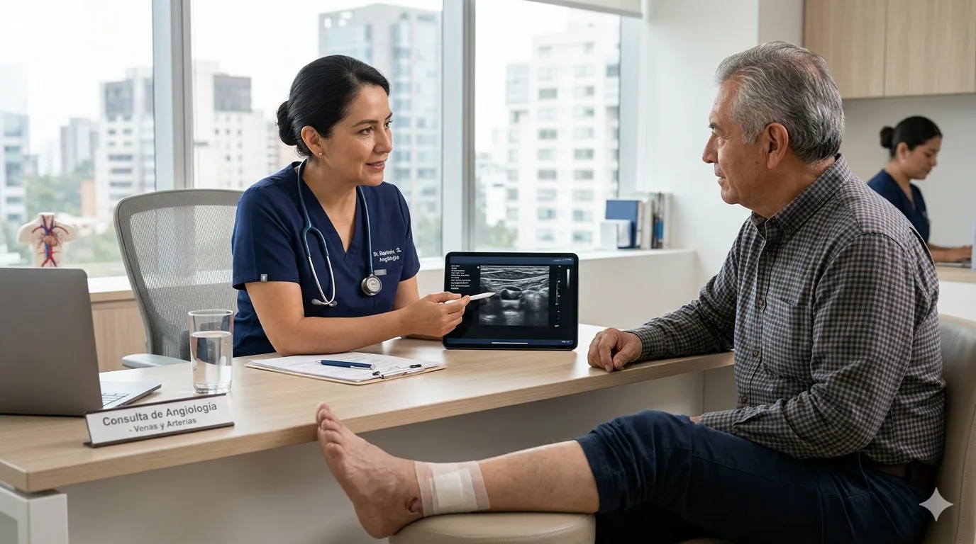 ¿Qué médico trata úlceras venosas?